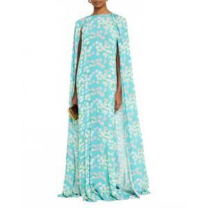 NEW BERNADETTE buttercups printed dress in turquoise